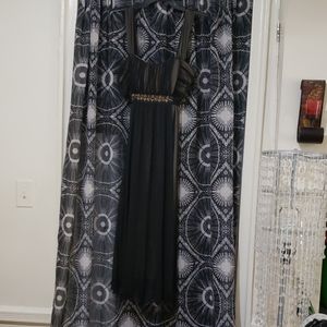 Connected Black Holiday Party dress